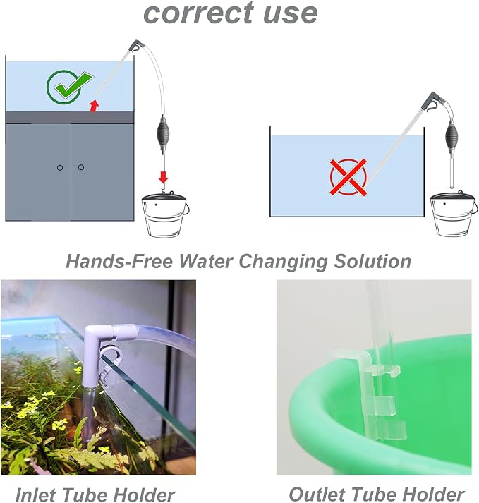 Compact Aquarium Siphon Vacuum and Water Changer Kit - Image 6
