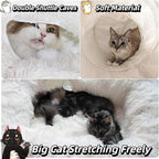 XxingSheep 4 Cave Shuttled XL Cat Tunnel Bed - Image 3