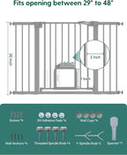 Babelio 29-48" Extra Wide Baby Gate - Image 7