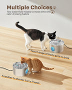 Cat Water Fountain Stainless Steel: Cat Fountain - Image 6