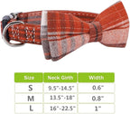 Faleela Soft &Comfy Bowtie Dog Collar, Detachable and Adjustable Bow Tie Collar - Image 6
