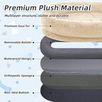 Human Dog Bed for Adults & Pets, Blanket & Strap, Orthopedic Washable Lounger - Image 5