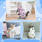 Coppthinktu Cat Recovery Suit Female, Breathable Cat Onesie After Surgery Female - Image 4