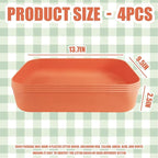 Small Litter Box, Plastic Kitten Litter Box, 13.9 x 9.8 x 3 Inch Open Litter Box - Image 2