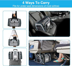 Airline Approved Pet Carrier, Large Soft Sided Pet Travel TSA Carrier 4 Sides - Image 7