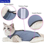 Cat Surgery Recovery Suit Cat Onesie - Image 3