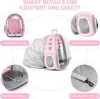 Cat Backpack Carrier, Back Expandable Pet Backpack - Image 6