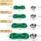 Hubulk Pet Dog Bowls 2 Stainless Steel Dog Bowl - Image 4