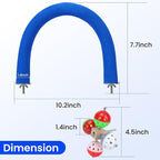 U Shape Parrot Perch Stand Toy Bird Platform Sand Paw Grinding Clean Stick - Image 5