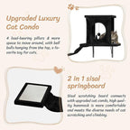 NUNU LAB 14-in-1 Cat Wall Shelves Set, Wall-Mounted Cat Climber - Image 3