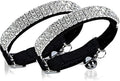 CHUKCHI Soft Velvet Safe Cat Adjustable Collar Bling Diamante by CHUKCHI