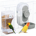 No Mess Bird Feeder & Water Dispenser Set by lemtrflo