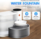 Smart Wireless Cat Water Fountain, 3L Automatic Pet Water Dispenser - Image 2