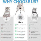Cat Collar Breakaway with QR Code Name Tag, Reflective Kitten Collars with Bell - Image 2