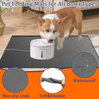 31.8"x23.8" Extra Large Pet Food Mat, Silicone Dog Mats - Image 4