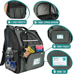 PetAmi Dog Backpack Carrier for Small Large Cat, Ventilated Pet Hiking Backpack - Image 3
