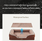 Bedfolks Orthopedic Dog Bed, Big Waterproof Dog Sofa Bed - Image 3