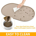 KPWACD Dog Food Mat Anti-Slip Bowl Mats - Image 6