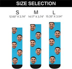 D-Story Custom Face Socks, Personalized Photo Picture on Socks, Unisex Athletic - Image 6