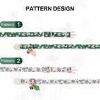Lionet Paws 2pcs Pack St. Patrick Cotton Cat Collar, Breakaway Buckle - Image 2