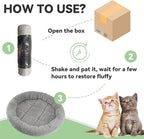 LESYPET Cat Bed for Indoor Cats, Small Pet Bed Curl Sleep Cushion - Image 6