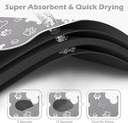 Dog Cat Food Mat, Rapid Absorbent Pet Feeding Mat, Bone Shaped Dog Placemat - Image 2