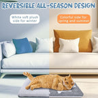 VitalCozy 2 Pack Self Warming Cat Mat Self Heating Pad Bed Reversible Machine - Image 7