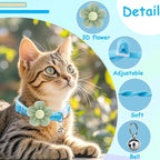 Breakaway Cat Collars with Bells, MUZIEBA Kitten Collar - Image 2