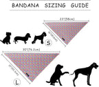 ARING PET Easter Dog Bandanas, Cute Purple Colorful Eggs Pet Bandana Scarf - Image 7