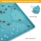 Ptlom Dog Food Mat Anti-Slip Pet Bowl Mats - Image 6