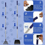 Pooper Scooper for Dogs, Dog Pooper Scooper Long Handle, Height Adjustable Pet - Image 3