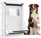 Large Dog Door for Door，Dog Door for Exterior Door Stainless Steel Frame by Unknown