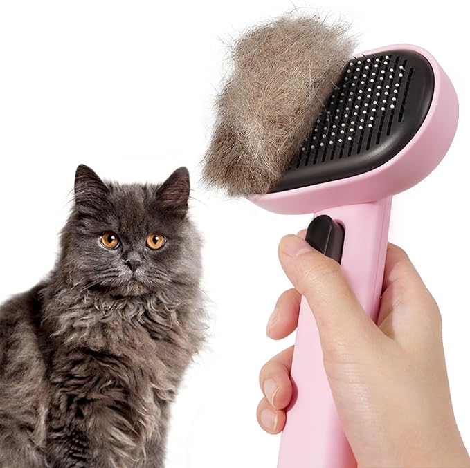 Aumuca Cat Brushes for Indoor Cats, Cat Hair Brush for Shedding, Cat Brush for by aumuca