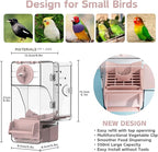 Automatic Bird Feeder, No Mess Bird Cage Feeder - Image 3
