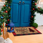 Tinideya 2 Pcs Door Mat Welcome Non Slip Coir Mats Floor Layering Doormats - Image 7