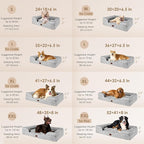 EHEYCIGA Orthopedic XL Dog Beds, Waterproof Memory Foam Dog Bed - Image 2
