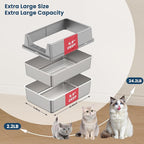 Stainless Steel Sifting Litter Box - Image 6
