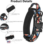 DAGANXI Tactical Dog Collar, Adjustable Military Training Nylon Dog Collar - Image 4