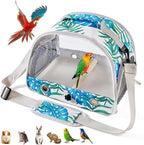 Small Bird Carrier Cage with Standing Perch & Tray Portable & Breathable Pet - Image 2