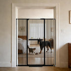 Lumizone Extra Tall Cat Gate 61.02" High Pressure Mounted Extra Wide by Lumizone