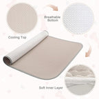 Summer Dog Cooling Mat Washable Ice Silk Self Cool Pad - Image 5