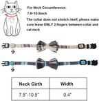 ADOGGYGO Plaid Cat Collars Breakaway - Image 6