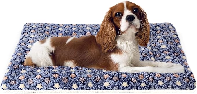 Mora Pets Dog Bed Crate Pad Ultra Soft Pet Bed by MoraPets