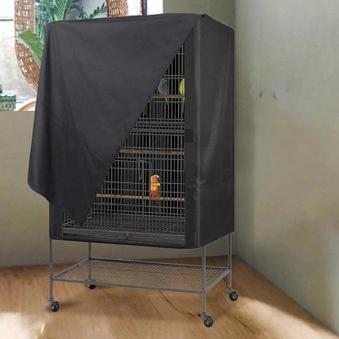 Bird Cage Covers for Night Breathable Cover Black Out Lightweight Washable Dust - Image 2