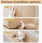 KEYIDE 79 x 16 Cat Scratch Couch Furniture Protector, Cat Scratcher Wall Pad - Image 5