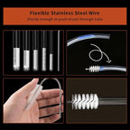 10 Pcs Flexible Drain Brush Straw Cleaner Brush Set, Pipe Cleaners Brush - Image 6