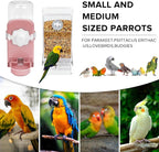 No Mess Bird Feeder Water Dispenser Set, Parakeet Cage Accessories, Bird Feeder - Image 3
