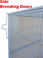 54" Large Wrought Iron Breeding Flight Canary Parakeet Cockatiel Lovebird Finch - Image 6