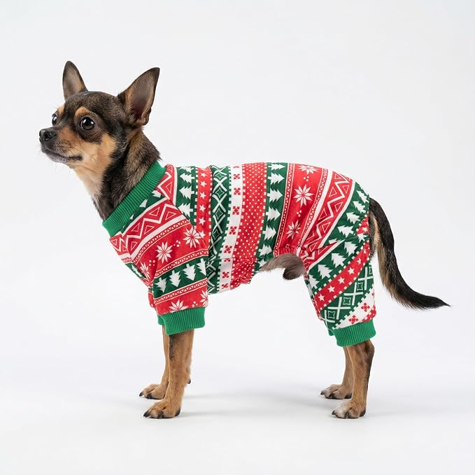 Fitwarm Dog Christmas Outfit, Dog Pajamas, Dog Winter Clothes - Image 2