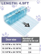 13.7in x 4.9ft Door Replacement Flaps - Image 4